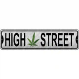 High Street Novelty Metal Street Sign 12" x 3" (MK)