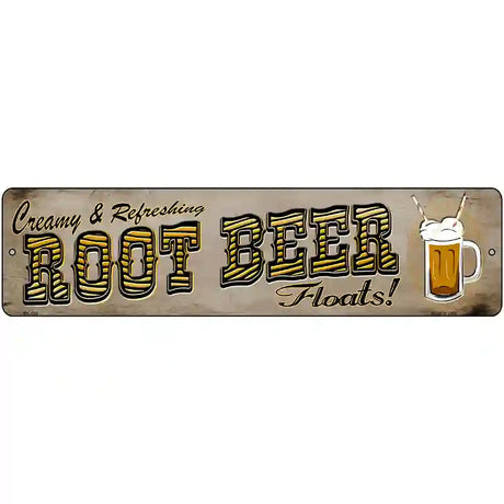 Root Beer Novelty Metal Street Sign 12" x 3" (MK)