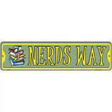 Nerds Way Novelty Metal Street Sign 12" x 3" (MK)