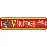 Vikings Way Novelty Metal Street Sign 12" x 3" (MK)