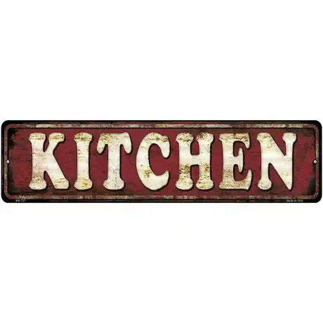 Kitchen Novelty Street Sign 12" x 3" (MK)