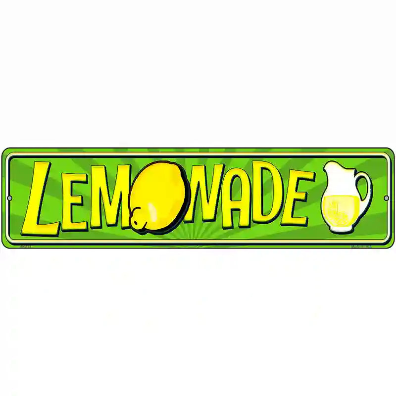 Lemonade Novelty Street Sign 12" x 3" (MK)