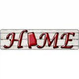 Alabama Home State Outline Novelty Metal Street Sign 12" x 3" (MK)