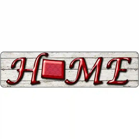 Colorado Home State Outline Novelty Metal Street Sign 12" x 3" (MK)