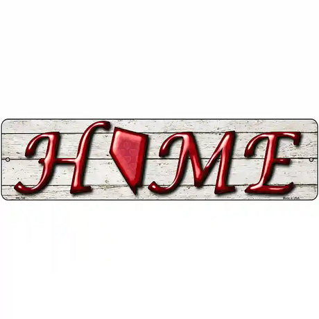 Nevada Home State Outline Novelty Metal Street Sign 12" x 3" (MK)