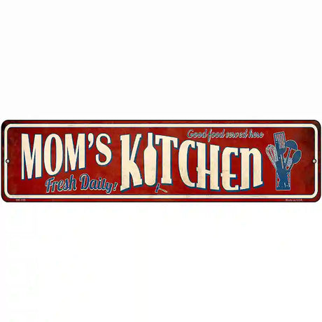 Moms Kitchen Novelty Street Sign 12" x 3" (MK)