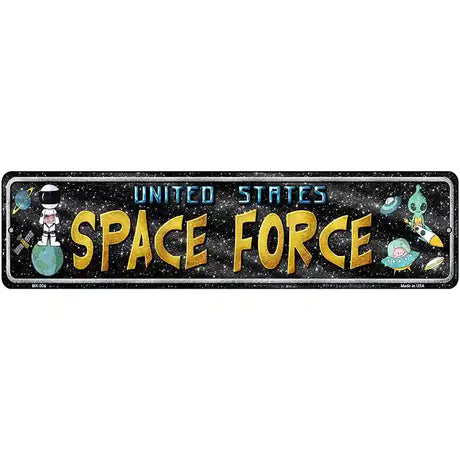 US Space Force Novelty Metal Street Sign 12" x 3" (MK)