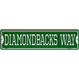 Diamondbacks Way Novelty Metal Street Sign 12" x 3" (MK)