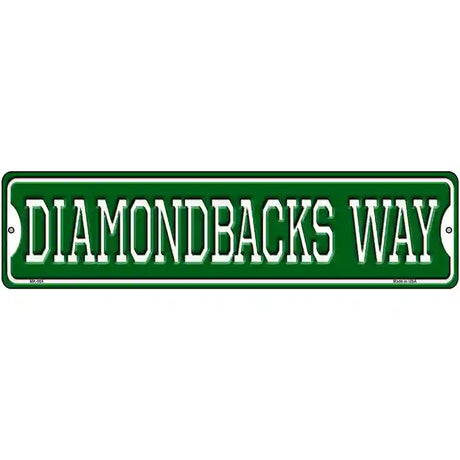 Diamondbacks Way Novelty Metal Street Sign 12" x 3" (MK)