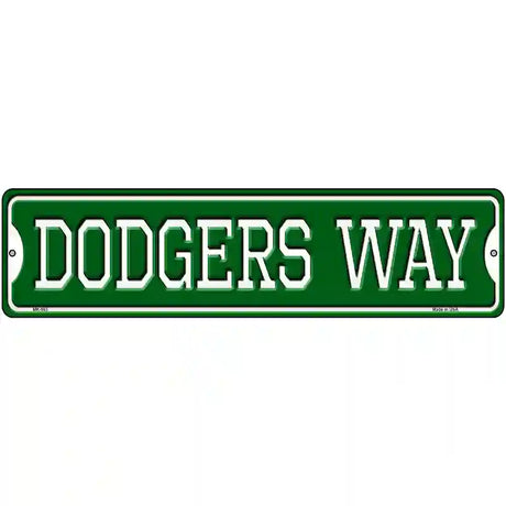 Dodgers Way Novelty Metal Street Sign 12" x 3" (MK)