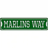 Marlins Way Novelty Metal Street Sign 12" x 3" (MK)