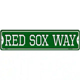 Red Sox Way Novelty Metal Street Sign 12" x 3" (MK)