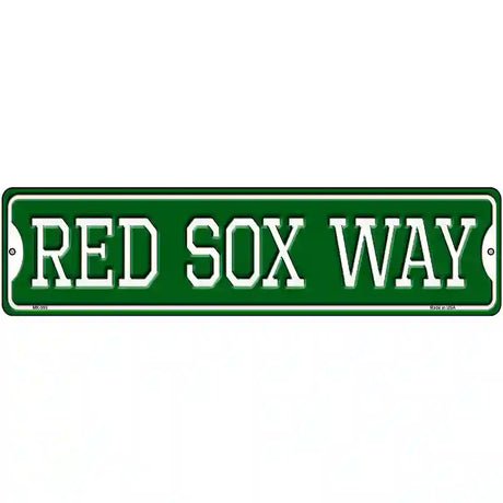 Red Sox Way Novelty Metal Street Sign 12" x 3" (MK)