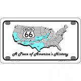 A Piece Of History Novelty Metal License Plate 4" x 2.2" (MLP)