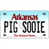 Pig Sooie Arkansas Metal Novelty License Plate