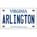 Arlington Virginia Metal Novelty License Plate 4" x 2.2" (MLP)