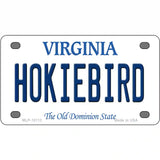 Hokiebird Virginia Metal Novelty License Plate 4" x 2.2" (MLP)