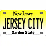 Jersey City New Jersey Metal Novelty License Plate