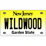 Wildwood New Jersey Metal Novelty License Plate 4" x 2.2" (MLP)