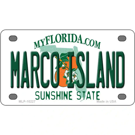 Marco Island Florida Metal Novelty License Plate