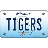 Tigers Missouri Metal Novelty License Plate 4" x 2.2" (MLP)