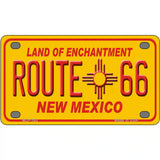 Route 66 New Mexico Novelty Metal License Plate 4" x 2.2" (MLP)