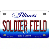 Soldier Field Illinois Metal Novelty License Plate 4" x 2.2" (MLP)