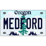 Medford Oregon Metal Novelty License Plate 4" x 2.2" (MLP)