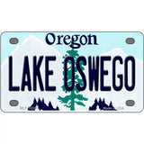 Lake Oswego Oregon Metal Novelty License Plate 4" x 2.2" (MLP)