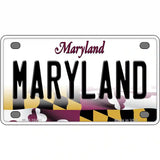 Maryland Metal Novelty License Plate 4" x 2.2" (MLP)