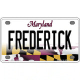 Frederick Maryland Metal Novelty License Plate 4" x 2.2" (MLP)