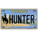 Hunter Wyoming Metal Novelty License Plate 4" x 2.2" (MLP)