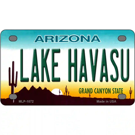 Lake Havasu Arizona Novelty Metal License Plate 4" x 2.2" (MLP)