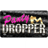 Panty Dropper Novelty Metal License Plate 4" x 2.2" (MLP)