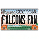 Falcons Fan Georgia Novelty Metal License Plate 4" x 2.2" (MLP)