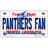 Panthers Fan North Carolina Novelty Metal License Plate 4" x 2.2" (MLP)