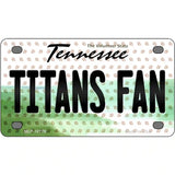 Titans Fan Tennessee Novelty Metal License Plate 4" x 2.2" (MLP)