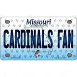 Cardinals Fan Missouri Novelty Metal License Plate 4" x 2.2" (MLP)