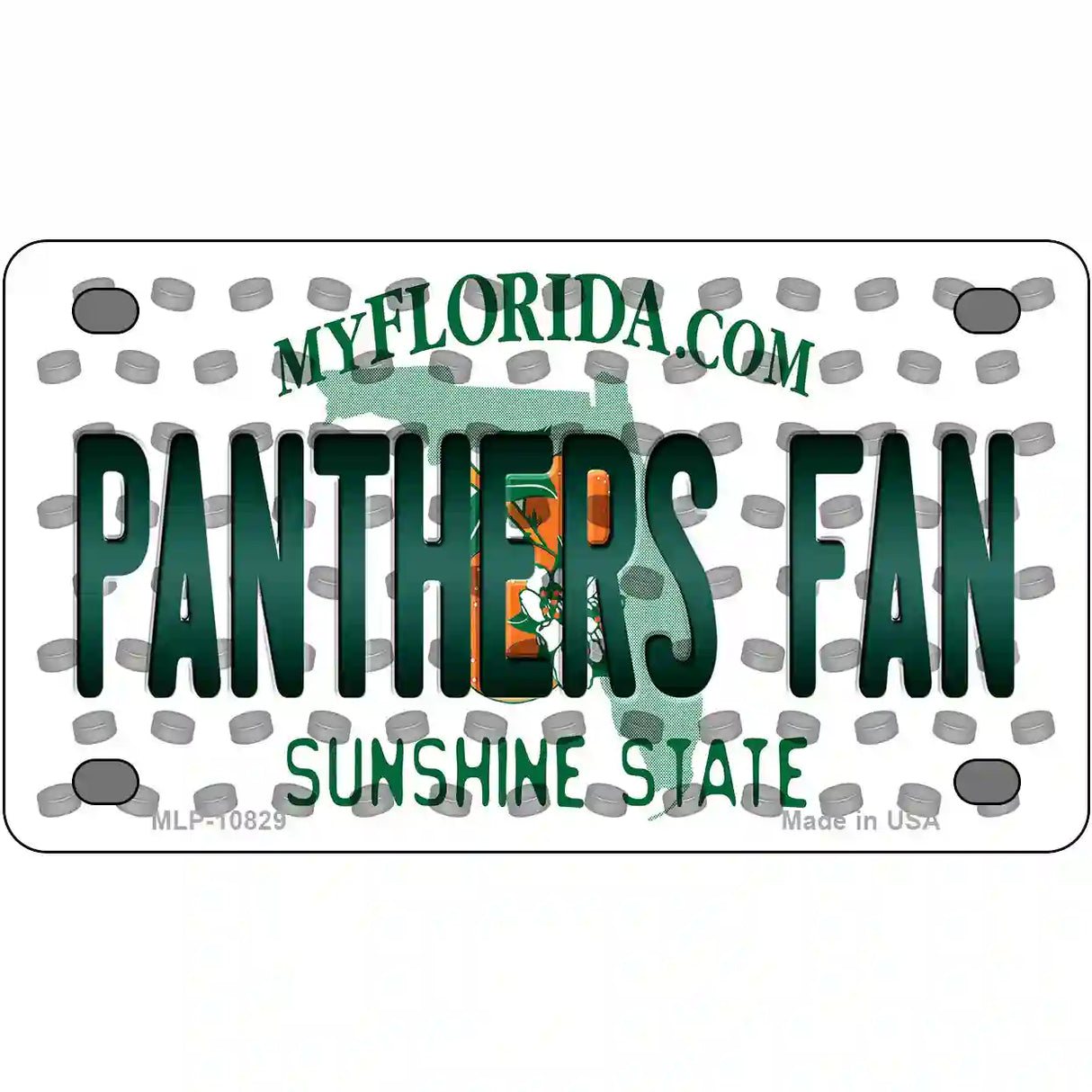 Panthers Fan Florida Novelty Metal License Plate 4" x 2.2" (MLP)