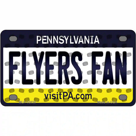 Flyers Fan Pennsylvania Novelty Metal License Plate 4" x 2.2" (MLP)