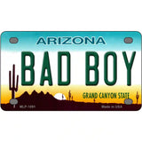 Arizona Bad Boy Novelty Metal License Plate 4" x 2.2" (MLP)