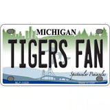 Tigers Fans Michigan Metal Novelty License Plate 4" x 2.2" (MLP)