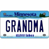 Grandma Minnesota State Novelty License Plate 4" x 2.2" (MLP)