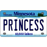 Princess Minnesota State Novelty License Plate 4" x 2.2" (MLP)