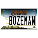 Bozeman Montana State Novelty License Plate 4" x 2.2" (MLP)