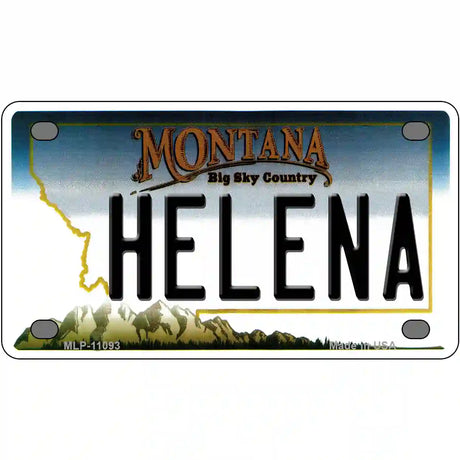 Helena Montana State Novelty License Plate 4" x 2.2" (MLP)