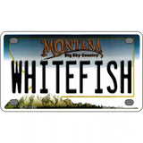 Whitefish Montana State Novelty License Plate