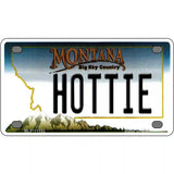 Hottie Montana State Novelty License Plate 4" x 2.2" (MLP)