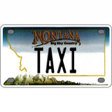 Taxi Montana State Novelty License Plate 4" x 2.2" (MLP)