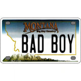 Bad Boy Montana State Novelty License Plate 4" x 2.2" (MLP)